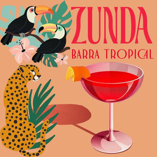 Barra de tragos tropicales, by Zunda.