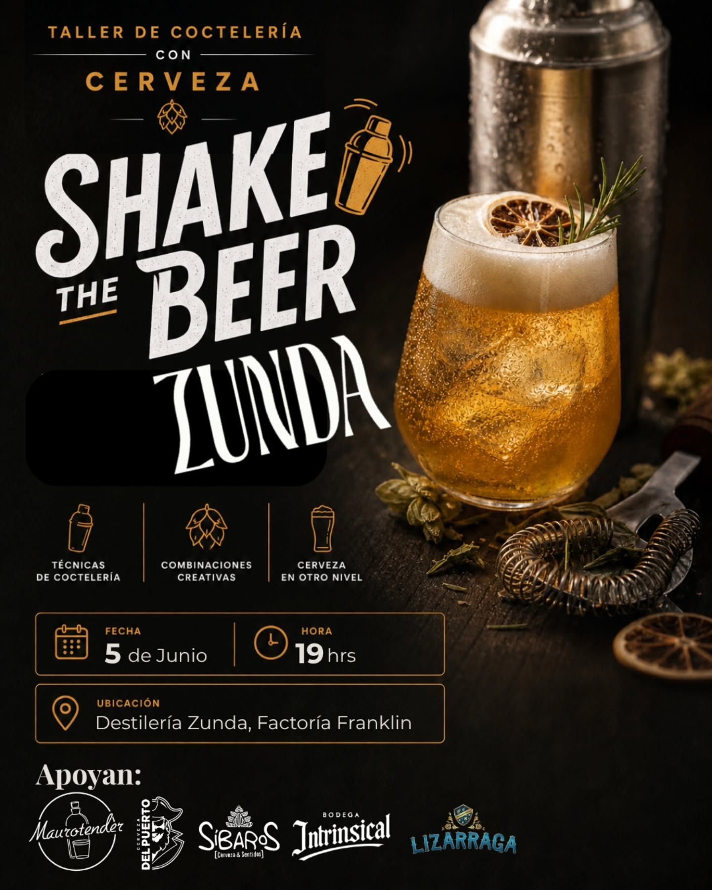 Shake The Beer | Taller de Coctelería con Cerveza