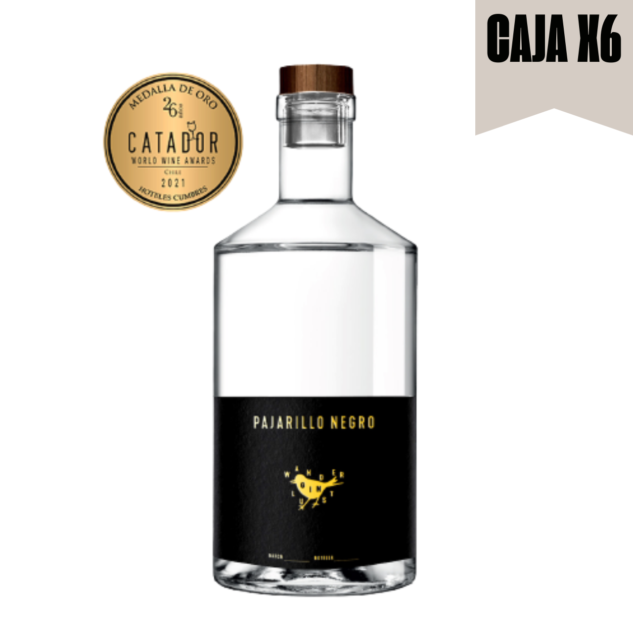 Gin Pajarillo Negro (6x700cc)
